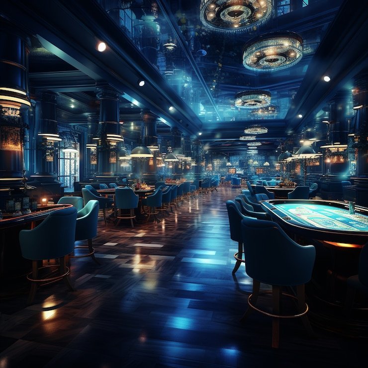Studio live-dealer nadimslot menampilkan meja blackjack dengan dealer profesional dan kamera HD multi-sudut